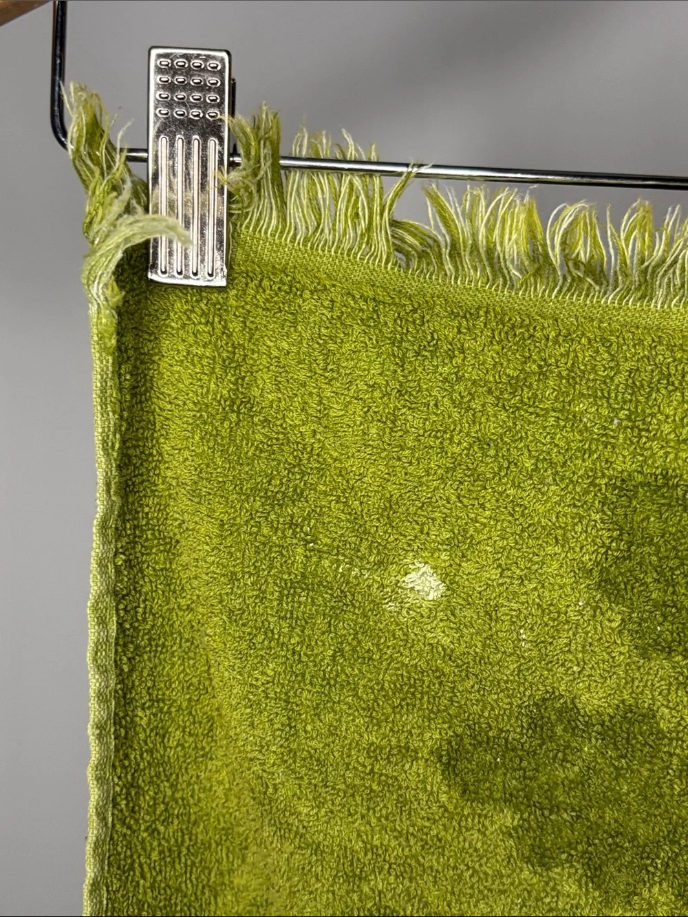 Vintage Hand Towel Cannon Avocado Green Decorative  🥑